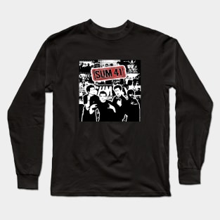 Sum 41 GrungeTexture Long Sleeve T-Shirt